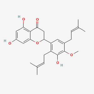 molecular formula C26H30O6 B12731030 Antiarone I CAS No. 130756-22-8