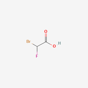 molecular formula C2H2BrFO2 B1273107 溴氟乙酸 CAS No. 359-25-1