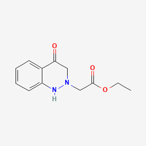 2(1H)-Cinnolineacetic acid, 3,4-dihydro-4-oxo-, ethyl ester