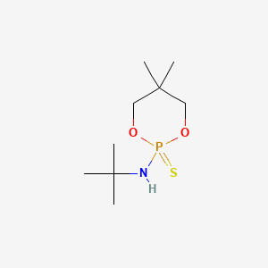 1,3,2-Dioxaphosphorinan-2-amine, N-(1,1-dimethylethyl)-5,5-dimethyl-, 2-sulfide