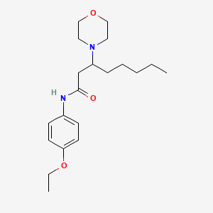 beta-Morpholino-p-octanophenetidide