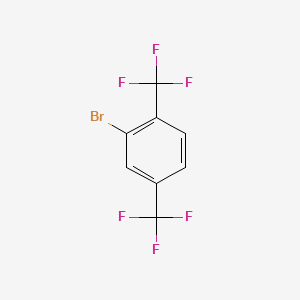 molecular formula C8H3BrF6 B1273128 2,5-Bis(trifluoromethyl)bromobenzene CAS No. 7617-93-8