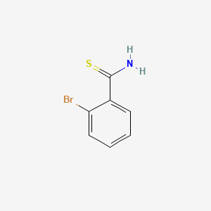 molecular formula C7H6BrNS B1273132 2-Bromothiobenzamide CAS No. 30216-44-5
