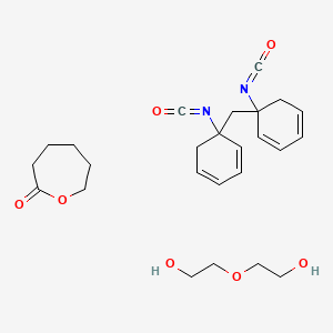 2-(2-Hydroxyethoxy)ethanol;5-isocyanato-5-[(1-isocyanatocyclohexa-2,4-dien-1-yl)methyl]cyclohexa-1,3-diene;oxepan-2-one