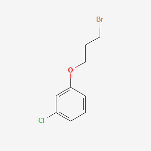 molecular formula C9H10BrClO B1273133 1-(3-Bromopropoxy)-3-chlorobenzene CAS No. 37142-46-4