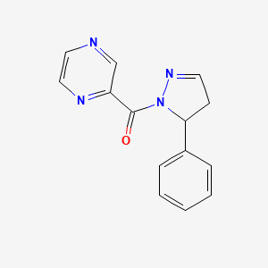 5-Phenyl-1-(pyrazinylcarbonyl)-4,5-dihydro-1H-pyrazole