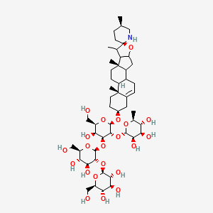 molecular formula C51H83NO21 B12731480 Solaradixine CAS No. 28512-69-8