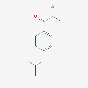 molecular formula C13H17BrO B1273151 2-溴-1-(4-异丁基苯基)丙酮 CAS No. 80336-64-7