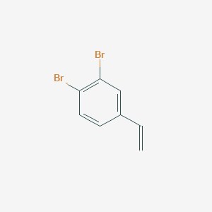 molecular formula C8H6Br2 B12731531 3,4-Dibromostyrene CAS No. 24162-64-9