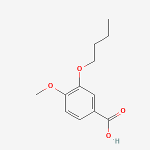 molecular formula C12H16O4 B1273159 3-Butoxy-4-methoxybenzoic acid CAS No. 66924-20-7