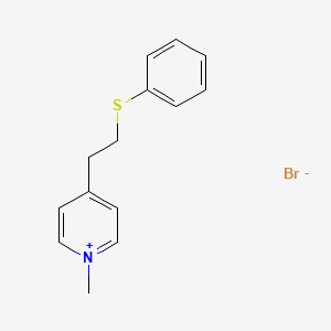 N-Methyl-4-(2-(phenylthio)ethyl)-pyridine methobromide