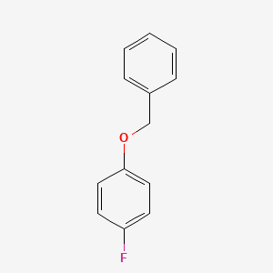 molecular formula C13H11FO B1273162 1-(苄氧基)-4-氟苯 CAS No. 370-78-5