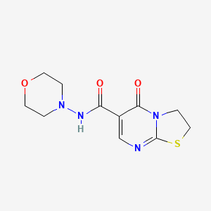 2,3-Dihydro-N-4-morpholinyl-5-oxo-5H-thiazolo(3,2-a)pyrimidine-6-carboxamide