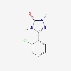 3H-1,2,4-Triazol-3-one, 2,4-dihydro-5-(2-chlorophenyl)-2,4-dimethyl-