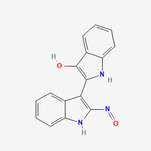 1,3-Dihydro-3-(1,3-dihydro-3-oxo-2H-indol-2-ylidene)-2H-indol-2-one 2-oxime