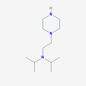 molecular formula C12H27N3 B1273169 1-(2-Diisopropylaminoethyl)piperazine CAS No. 59955-93-0