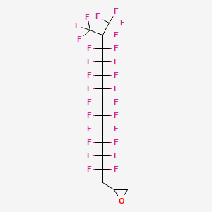 [2,2,3,3,4,4,5,5,6,6,7,7,8,8,9,9,10,10,11,11,12,13,13,13-Tetracosafluoro-12-(trifluoromethyl)tridecyl]oxirane