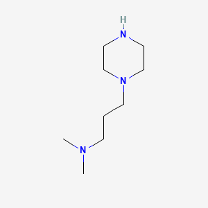 molecular formula C9H21N3 B1273179 1-(3-Dimethylaminopropyl)piperazine CAS No. 877-96-3