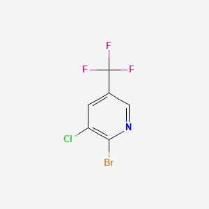 molecular formula C6H2BrClF3N B1273181 2-溴-3-氯-5-(三氟甲基)吡啶 CAS No. 75806-84-7