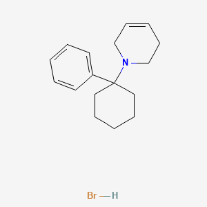 Pyridine, 1,2,5,6-tetrahydro-1-(1-phenylcyclohexyl)-, hydrobromide