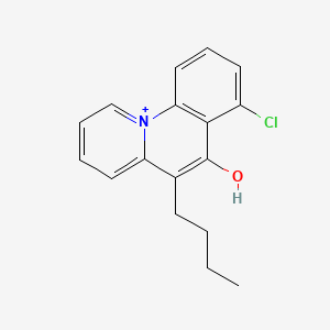 molecular formula C17H17ClNO+ B12731830 Pem4GH3C8D CAS No. 786640-83-3