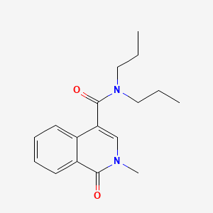 4-Isoquinolinecarboxamide, 1,2-dihydro-N,N-dipropyl-2-methyl-1-oxo-