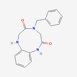 3,4,6,7-Tetrahydro-4-(phenylmethyl)-1H-1,4,7-benzotriazonine-2,5-dione