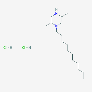 molecular formula C17H38Cl2N2 B012732 2,5-Dimethyl-1-undecylpiperazine dihydrochloride CAS No. 108063-02-1