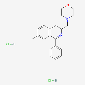 3,4-Dihydro-7-methyl-3-(4-morpholinylmethyl)-1-phenylisoquinoline dihydrochloride