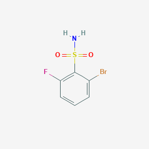 molecular formula C6H5BrFNO2S B1273207 2-Bromo-6-fluorobenzenesulfonamide CAS No. 886762-60-3