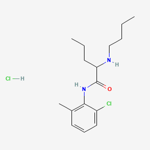 2-(Butylamino)-6'-chloro-o-valerotoluidide hydrochloride