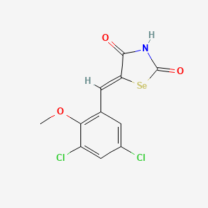 5-((3,5-Dichloro-2-methoxyphenyl)methylene)selenazolidine-2,4-dione