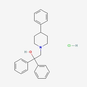 alpha,alpha,4-Triphenyl-1-piperidineethanol hydrochloride