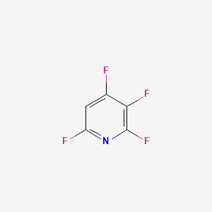molecular formula C5HF4N B1273223 2,3,4,6-Tetrafluoropyridine CAS No. 3512-13-8