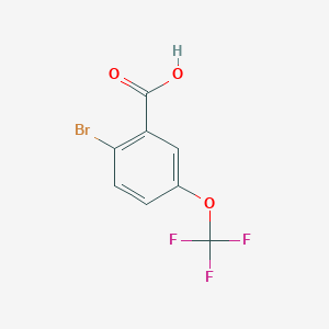 molecular formula C8H4BrF3O3 B1273231 2-溴-5-(三氟甲氧基)苯甲酸 CAS No. 403646-48-0