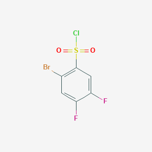 molecular formula C6H2BrClF2O2S B1273235 2-Bromo-4,5-difluorobenzenesulfonyl chloride CAS No. 874784-11-9