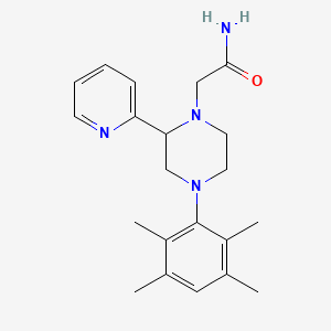 4-(2-Pyridinyl)-N-(2,3,5,6-tetramethylphenyl)-1-piperazineacetamide