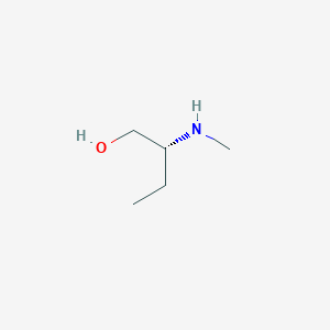 molecular formula C5H13NO B12732578 2-(Methylamino)-1-butanol, (R)- CAS No. 40916-72-1