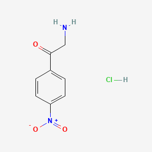 molecular formula C8H9ClN2O3 B1273270 2-amino-1-(4-nitrophenyl)ethanone Hydrochloride CAS No. 5425-81-0