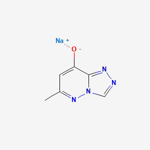 1,2,4-Triazolo(4,3-b)pyridazin-8-ol, 6-methyl-, sodium salt