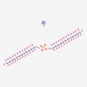 Ammonium bis(3,3,4,4,5,5,6,6,7,7,8,8,9,9,10,10,11,11,12,12,13,13,14,14,14-pentacosafluorotetradecyl) phosphate