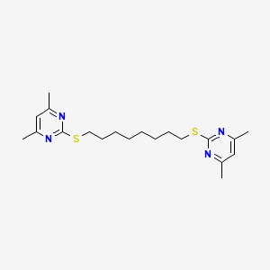 2,2'-(1,8-Octanediylbis(thio))bis(4,6-dimethylpyrimidine)