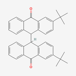 (9,9'-Bianthracene)-10,10'(9H,9'H)-dione, 3,3'-bis(1,1-dimethylethyl)-