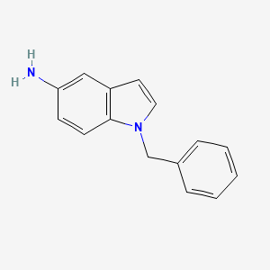 molecular formula C15H14N2 B1273281 1-苄基-1H-吲哚-5-胺 CAS No. 26807-73-8