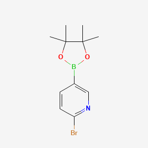 molecular formula C11H15BBrNO2 B1273288 2-溴-5-(4,4,5,5-四甲基-1,3,2-二氧杂硼烷-2-基)吡啶 CAS No. 214360-62-0