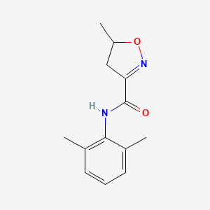 4,5-Dihydro-N-(2,6-dimethylphenyl)-5-methyl-3-isoxazolecarboxamide