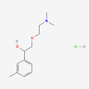 alpha-((2-(Dimethylamino)ethoxy)methyl)-3-methylbenzenemethanol hydrochloride