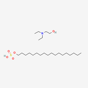 molecular formula C24H53NO5S B12732899 2-(diethylamino)ethanol;octadecyl hydrogen sulfate CAS No. 65151-81-7