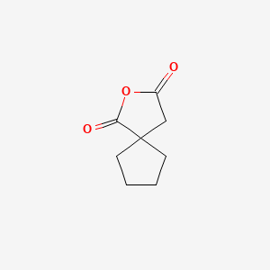 molecular formula C8H10O3 B1273293 2-氧杂螺[4.4]壬烷-1,3-二酮 CAS No. 5623-90-5