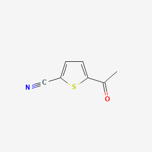molecular formula C7H5NOS B1273295 2-Acetyl-5-cyanothiophene CAS No. 88653-55-8